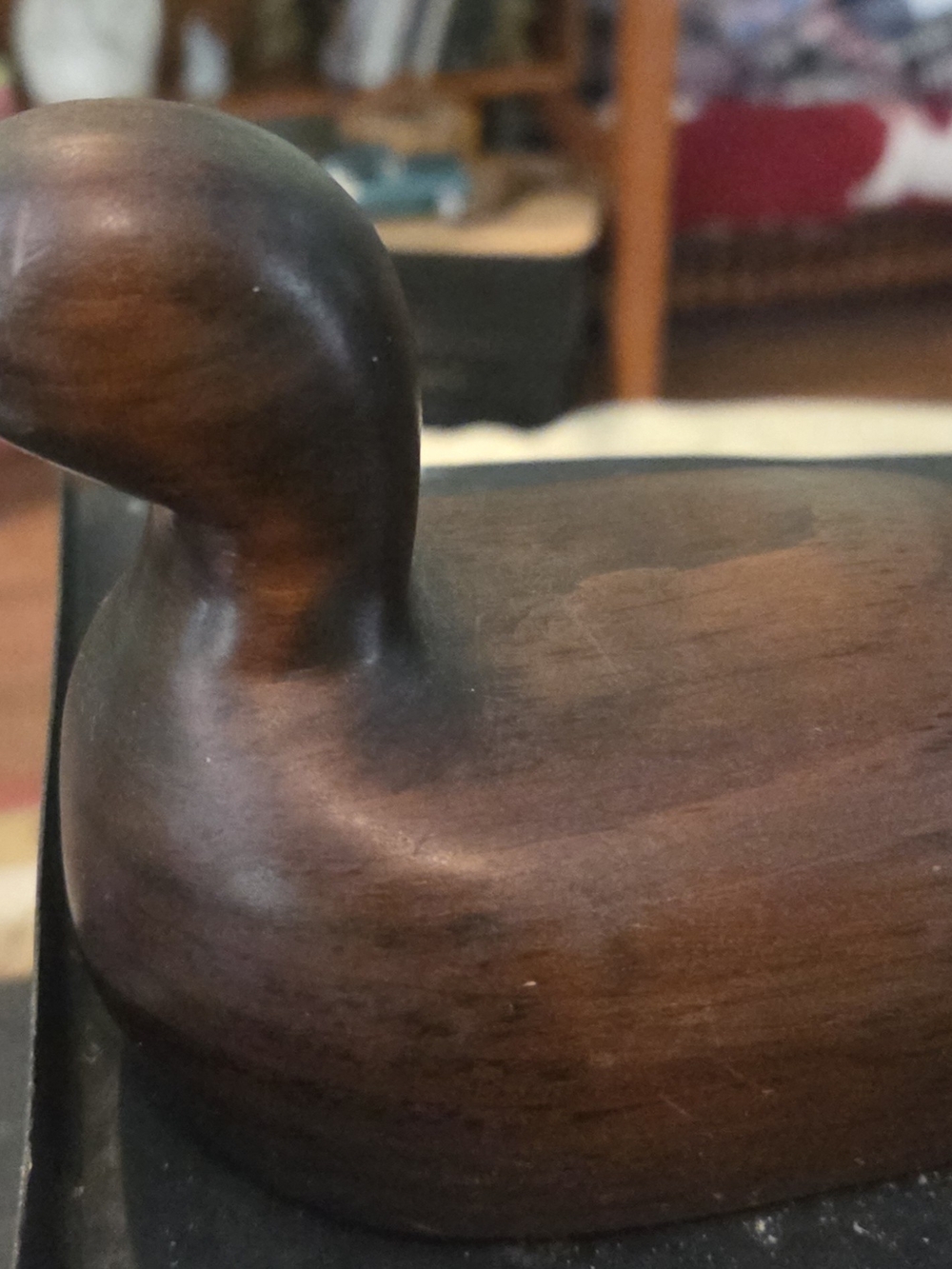 Vintage Signed  Raison 1984 Wooden Common Loon Decoy